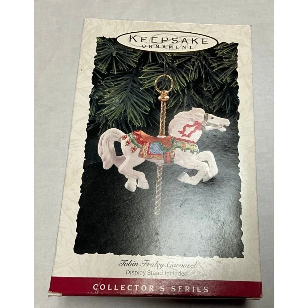 Tobin Fraley Carousel Christmas ornament, new never used 1993 model by Hallmark